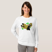 Wolf wilde vreugde t-shirt (Voorkant volledig)
