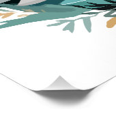 Wolf Wildlife Animal Natuur Buitenshuis Waterverf Perfect Poster (Hoek)