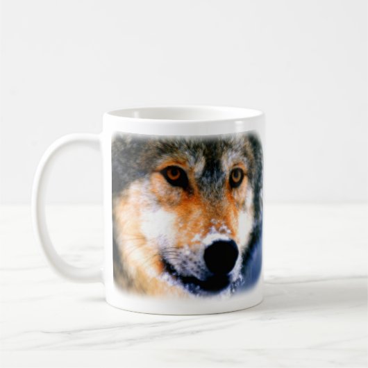 Wolf Wildlife Coffee Mok (Links)