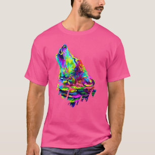 Wolf Wildlife Colorful Wolven Wild Animal T-shirt