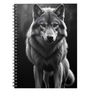 Wolf Wildlife Majestic Natuur Life Art Wallpaper Notitieboek