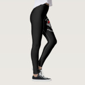 Wolf Wildlife Red Pet Black Sport Team Leggings (Rechts)