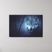 Wolf-winter Canvas Afdruk (Voorkant)
