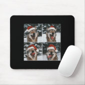 Wolf Winter Fotografie Wolf Conservation Kerstmis Muismat (Met muis)