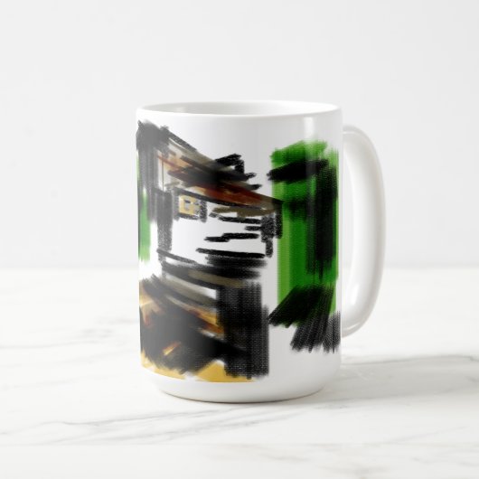 Wolf winter fun koffiemok (Voorkant rechts)