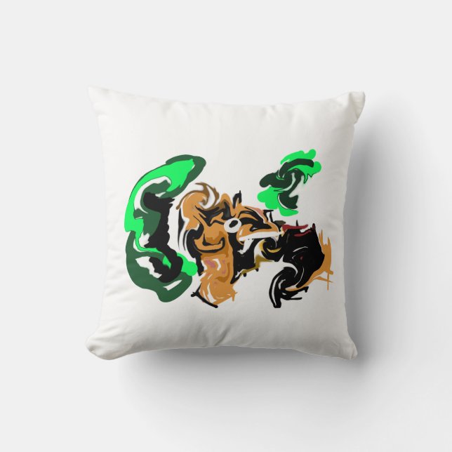 Wolf  winter  joy kussen (Voorkant)