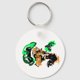 Wolf winter joy sleutelhanger