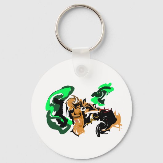 Wolf winter joy sleutelhanger (Voorkant)