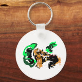 Wolf winter joy sleutelhanger (Voorkant)