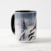 Wolf Winter Kasteel Fantasie Mok (Voorkant links)