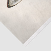 Wolf Winter Kerstmis - Waterverf Tissuepapier (Detail)