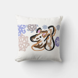 Wolf winter love kussen