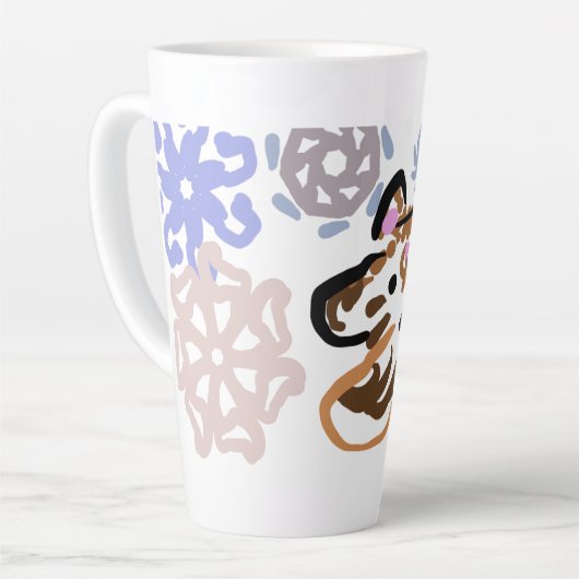 Wolf winter love latte mok (Linkerhoek)