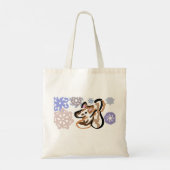 Wolf winter love tote bag (Achterkant)