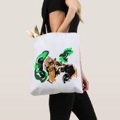 Wolf winter vreugde tote bag (Dichtbij)