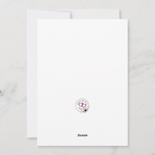 Wolf Wintermaan Feestdagenkaart (Achterkant)