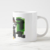 Wolf winterpret grote koffiekop (Rechts)