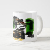 Wolf winterpret grote koffiekop (Voorkant rechts)