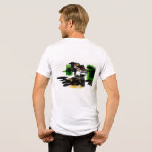 Wolf winterpret Tri-Blend shirt (Achterkant volledig)