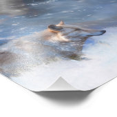 WOLF WINTERTERRITORIA FOTO AFDRUK (Hoek)