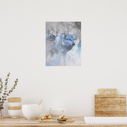 WOLF WINTERTERRITORIA POSTER (Keuken)