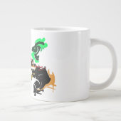 Wolf wintervreugde grote koffiekop (Rechts)
