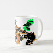 Wolf wintervreugde koffiemok (Voorkant rechts)