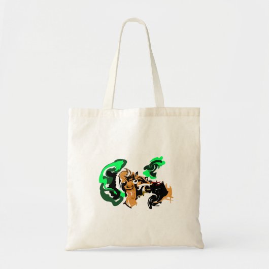 Wolf wintervreugde tote bag (Voorkant)