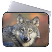 Wolf Wisdom Laptop Sleeve (Voorkant)