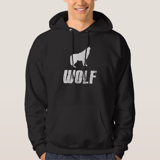 Wolf Wolf Hoodie (Voorkant)