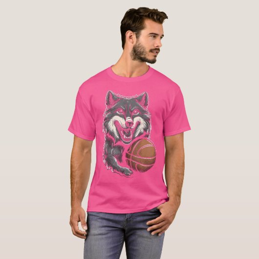 Wolf Wolf Voor Mannen Wolf Vrouwen Wolf Moon T-shirt (Voorkant volledig)