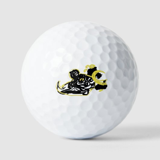 Wolf wolkenmaan golfballen (Voorkant)