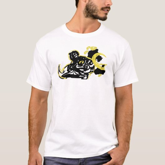 Wolf wolkenmaan t-shirt (Voorkant)