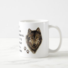 Wolf, Wolven Animal Totem, Natuur Guide Koffiemok