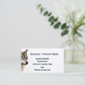 Wolf Wolven Hoofd Logo Dier Wildlife Natuur Visitekaartje (Staand voorkant)