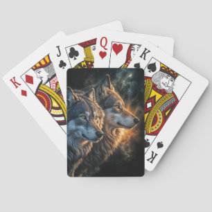 Wolf Wolven Mysterieus Magisch  Pokerkaarten