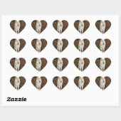 Wolf Wolven Natuur Park Land Dier Wild Bos Hart Sticker (Vel)