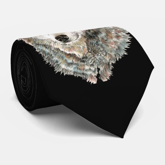 Wolf, Wolven, Wilde Dier, Natuur Stropdas (Opgerold)