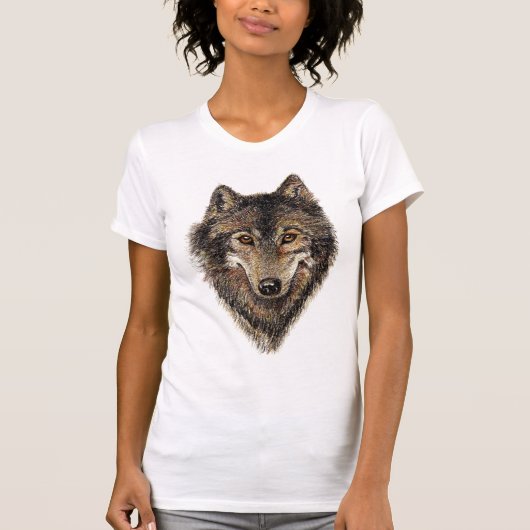 Wolf, Wolven, Wilde Dier, Natuur T-shirt (Voorkant)