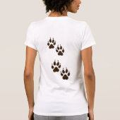 Wolf, Wolven, Wilde Dier, Natuur T-shirt (Achterkant)