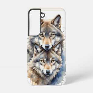 Wolf Wolven Wilde Dieren Natuur Samsung Galaxy Hoesje