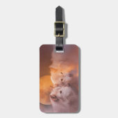 Wolf Wolves Artwork Bagagelabel (Voorkant verticaal)