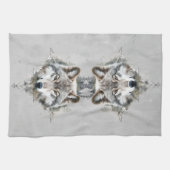 Wolf Wolves Dierlijke Natuur Wildlife Art Theedoek (Horizontaal)