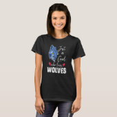 Wolf Women Girls Wolf T-shirt (Voorkant volledig)