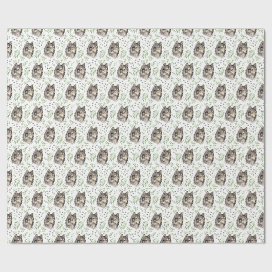 Wolf Wrapping Paper Cadeaupapier (Vlak)