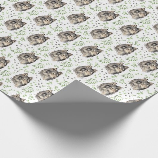 Wolf Wrapping Paper Cadeaupapier (Hoek)