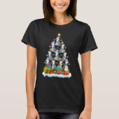 Wolf   Xmas Holiday   Wolf Christmas Tree T-shirt (Voorkant)