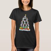 Wolf  Xmas Holiday  Wolf Christmas Tree T-shirt (Voorkant)