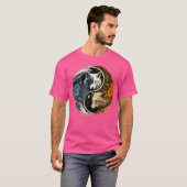 Wolf Yin Yang T-shirt (Voorkant volledig)