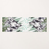 Wolf Yoga Mat | Colorful Wolf Fitness Mat (Voorkant (horizontaal))